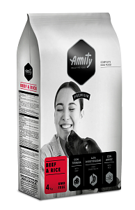 Amity Dog Beef & Rice 4kg