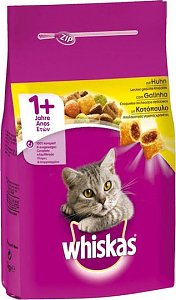 Whiskas Cat Dry Adult Κοτόπουλο 1Kg (Χύμα)