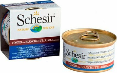 Schesir Cat Nat Τόνος και Μοσχάρι Με Ρύζι 85g
