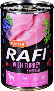 Rafi Adult Pate Turkey Bluberry & Cranberry 400gr