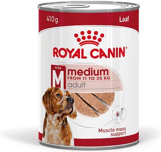 ΚΟΝΣΕΡΒΑ ΣΚΥΛΟΥ SHN MEDIUM AD LOAF CAN 410gr 