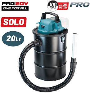 ΣΚΟΥΠΑ ΣΤΑΧΤΗΣ 20L ΜΠΑΤΑΡΙΑΣ 20V,Li-Ion,SOLO