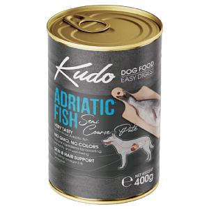Kudo Adriatic Fish Semi-Coarse Pate 400gr