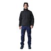Τζακετ Spandex μαυρο/κουκουλα XL