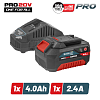 Starter Kit 20V Borman Pro 2.0Ah+ Φορτιστής 2.4Α