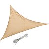 Αντηλιακή Τριγωνική Τέντα Σκίαστρο 3,6x3,6x3,6m Μπεζ