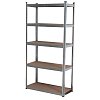 Ραφιέρα Γαλβανιζέ 5 Ράφια MDF M90xΠ40xΥ190cm 175kg/ Ράφι 