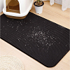 CAT LITTER MAT w VELCRO 45x60 BLACK