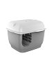 CAT TOILET BOX W CORRIDOR GREY 57,5x44x44cm