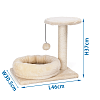 Mini Cat Tree With Cat Bed