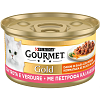 Gourmet Gold Κομματάκια Πέστροφα Λαχανικά Κονσέρβα 85gr