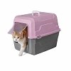 Catbus Κλειστη Λεκανη Γατας Γκρι Με Ροζ 52x37x48