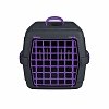 Felix Mix Box Μεταφορας Μαυρο Με Μωβ Κουμπωματα 48*32,5*32,5H