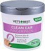 VET'S BEST EAR FINGER WIPES (50PCS) PACK OF 6